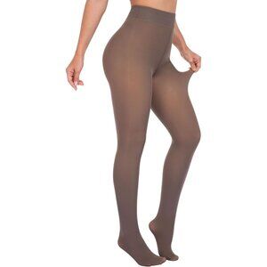 Winter Fleece Translucent 300g Legging Women Thick Thermal Velvet Tights Wear